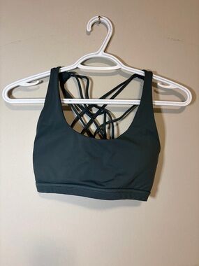 Lululemon Free to Be Sports Bra- Dark Green